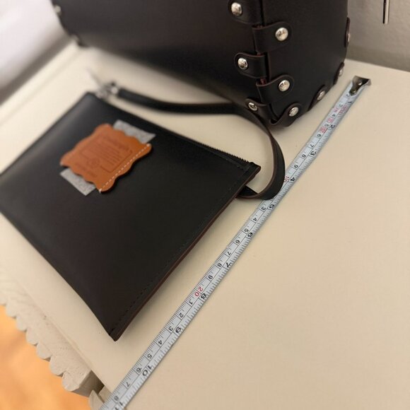 Coach Coachtopia Black Small Re-lacable Tote Bag Black Handbag Tote Leather NWT - Picture 8 of 15